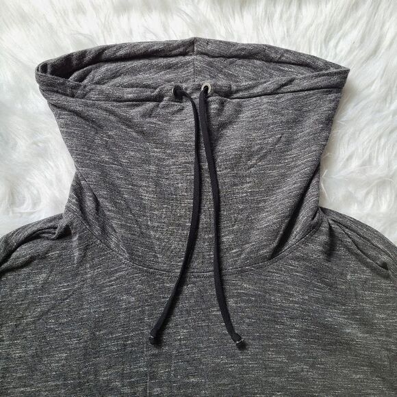 ATHLETA Marled Gray Cowl Neck Sweater Sz Small - Picture 6 of 12